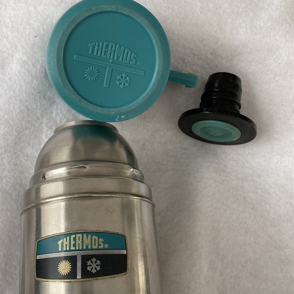 Thermos Stainless Steel Bottle Pint Vintage - Picture 6 of 8